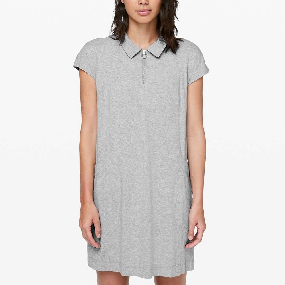 lululemon athletica Gray Collared Dress 0008